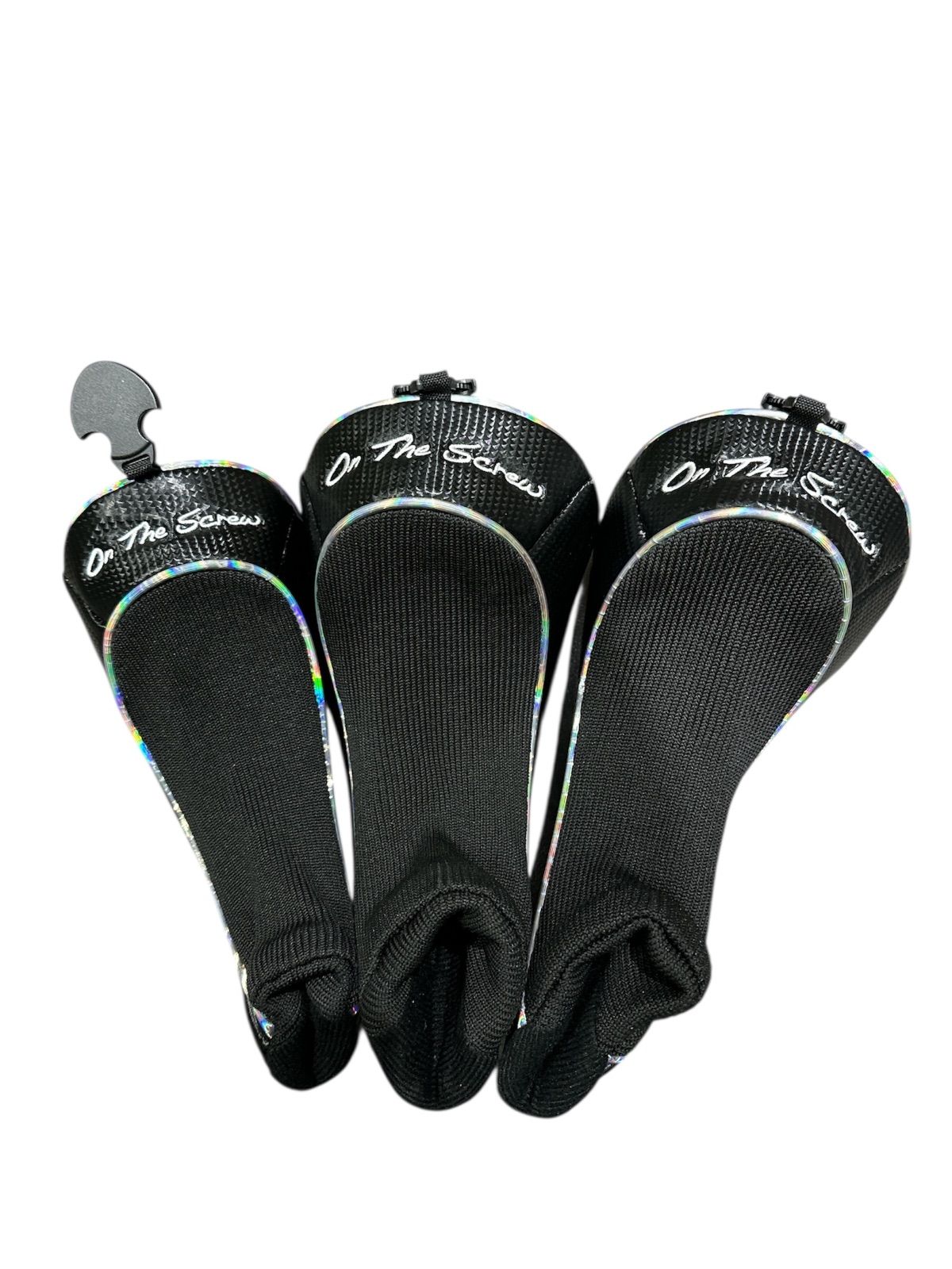 muziik ムジーク 3番ウッド＋シャフト5本セット　ヘッドカバー付 MUZIiK ムジーク ヘッドカバー 3点セット FW用2点＋UT用1点 カーボン調