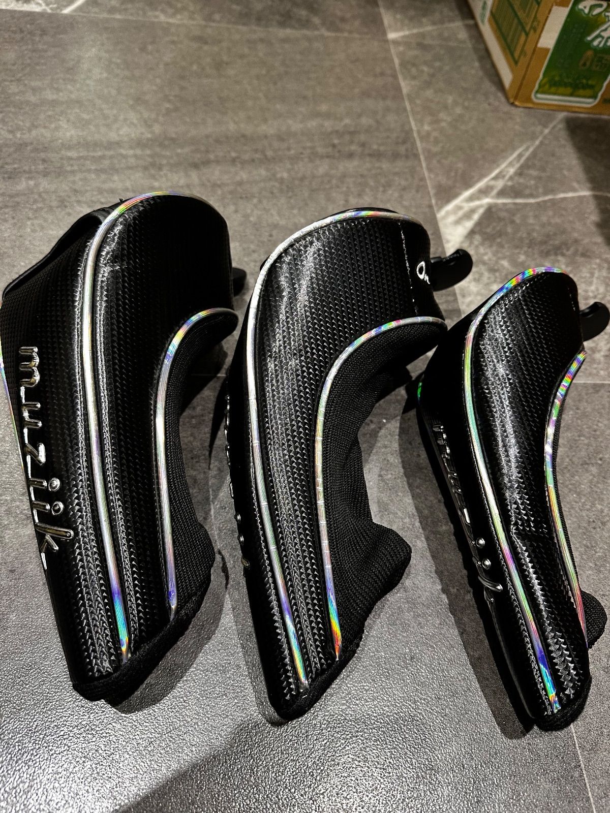 MUZIiK ムジーク ヘッドカバー 3点セット FW用2点＋UT用1点 カーボン調