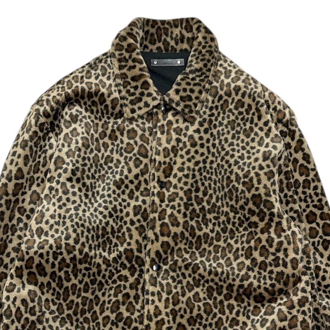 MINEDENIM Leopard Fur Coach Jacket - メルカリ
