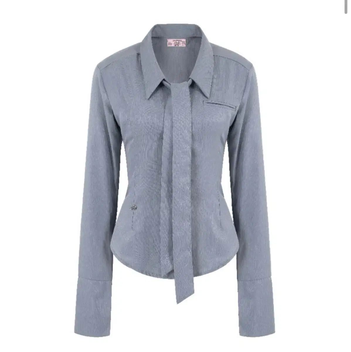 Cloudemotion ガール スリム シャツ ストーングレー