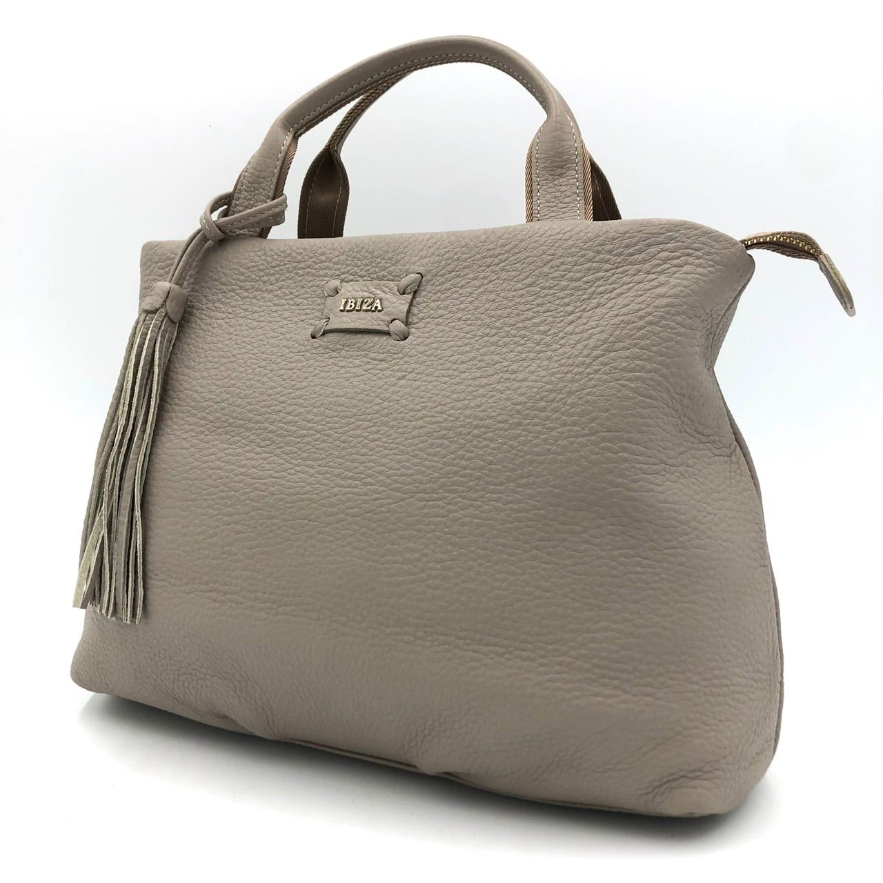 IBIZA　イビザ　本革ハンドバッグ　ホワイト系 IBIZAのバッグ 人気 ☆ IBIZA イビサ ／ イビサ バッグ