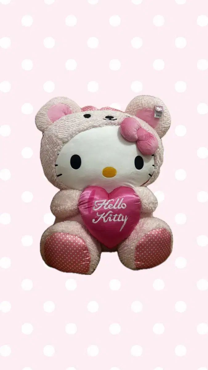 ハローキティ ピンクハートベア クマ ぬいぐるみ (大) 100cm - メルカリ