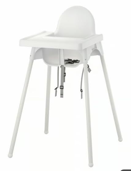 ANTILOP アンティロープ ハイチェア トレイ付き ホワイト 595 975 16 m