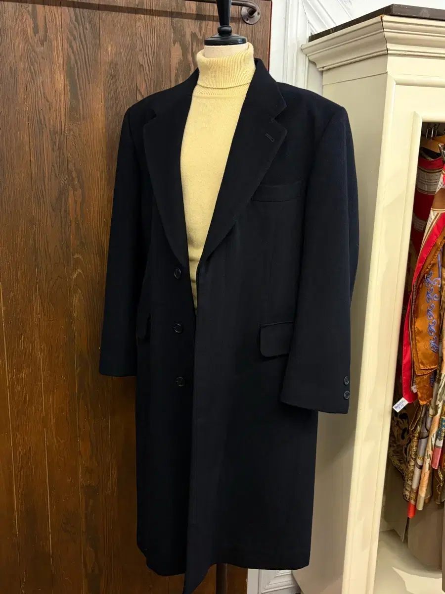 ブラック Single ロングコート