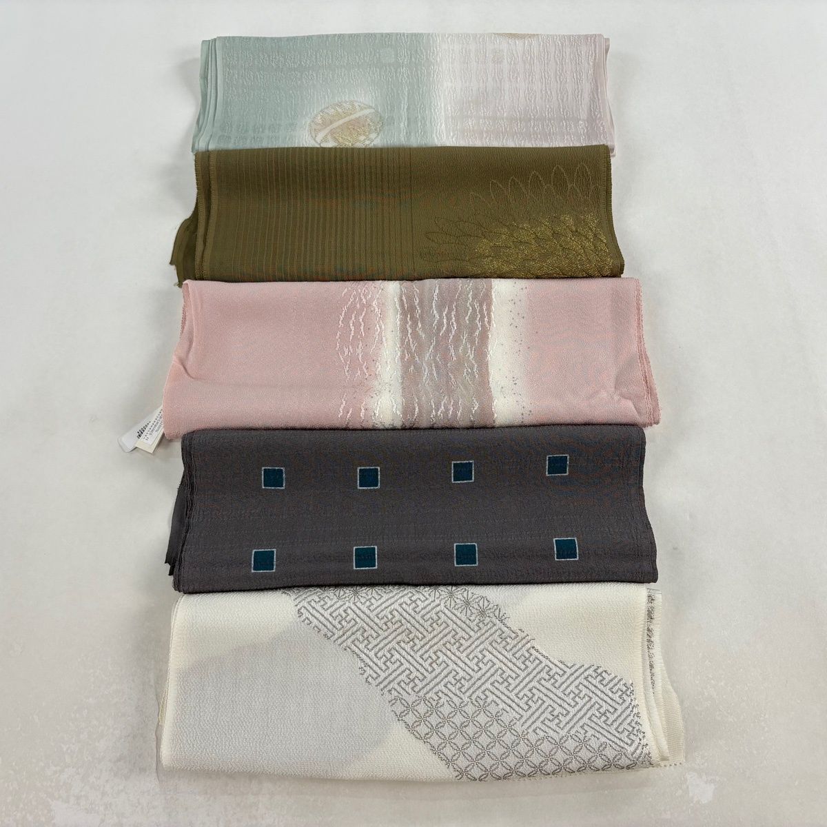 帯揚げ 優品 セット 白 正絹 和装小物