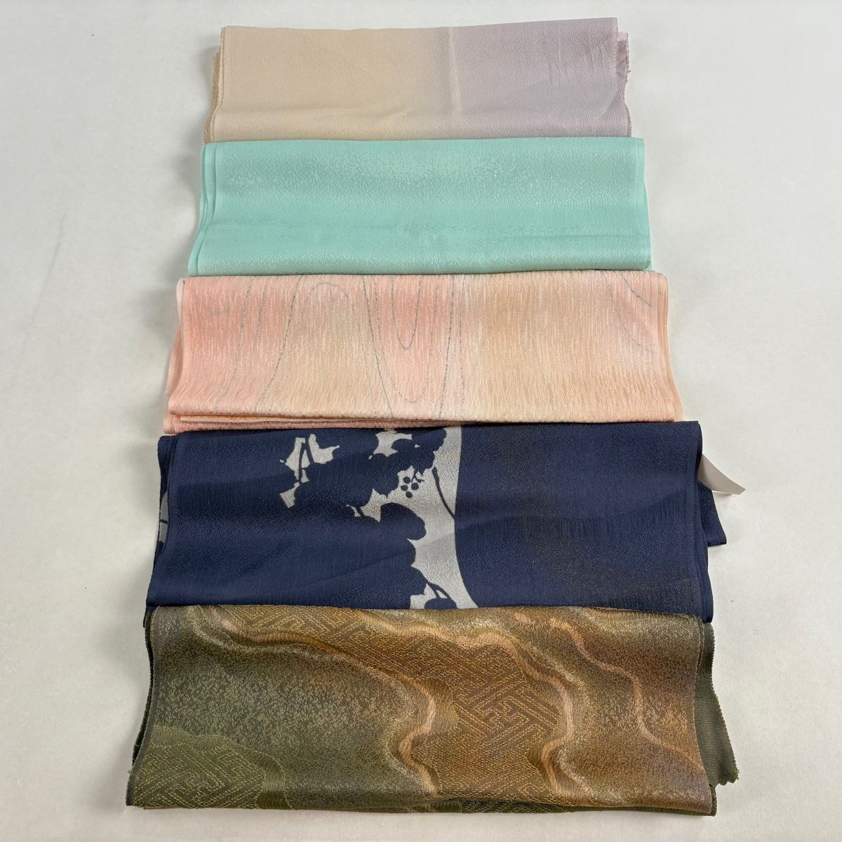 帯揚げ 優品 セット サーモンピンク 正絹 和装小物