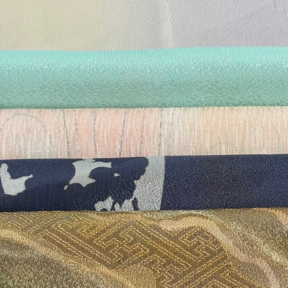 帯揚げ 優品 セット サーモンピンク 正絹 和装小物