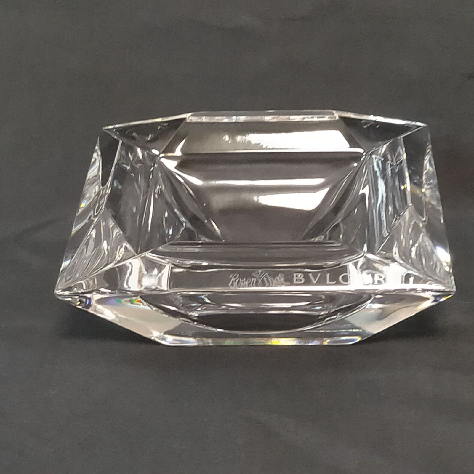 希少【極大2.48kg】17.5cm ブルガリ×ローゼンタール クリスタル