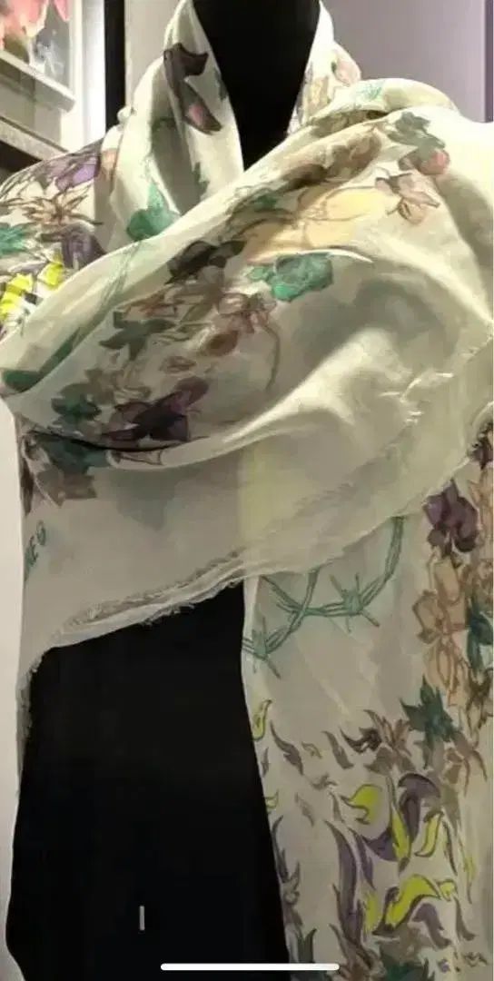 ZADIG-VOLTAIRE ザディグ エ ヴォルテール モダール スカーフ ダメージ加工 秋冬対応