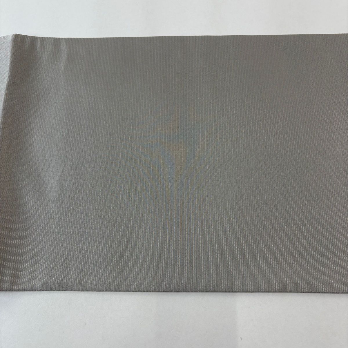  袋帯 名品 市松 よろけ縞 金銀糸 薄緑 全通 正絹 袋帯 帯