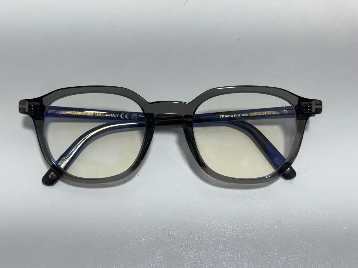 トムフォード メガネ TF 6010 ブラック|グレー COLOR ♥品