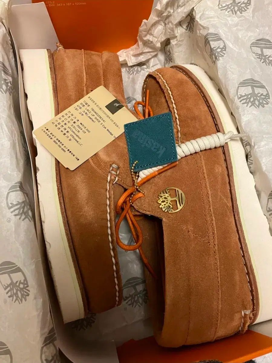 260 Kasina カシナ X Timberland ティンバーランド ボートシューズ ブラウン