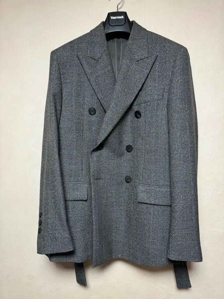 ウーヨンミ 19 fw メイン チェック柄 ジャケット 46