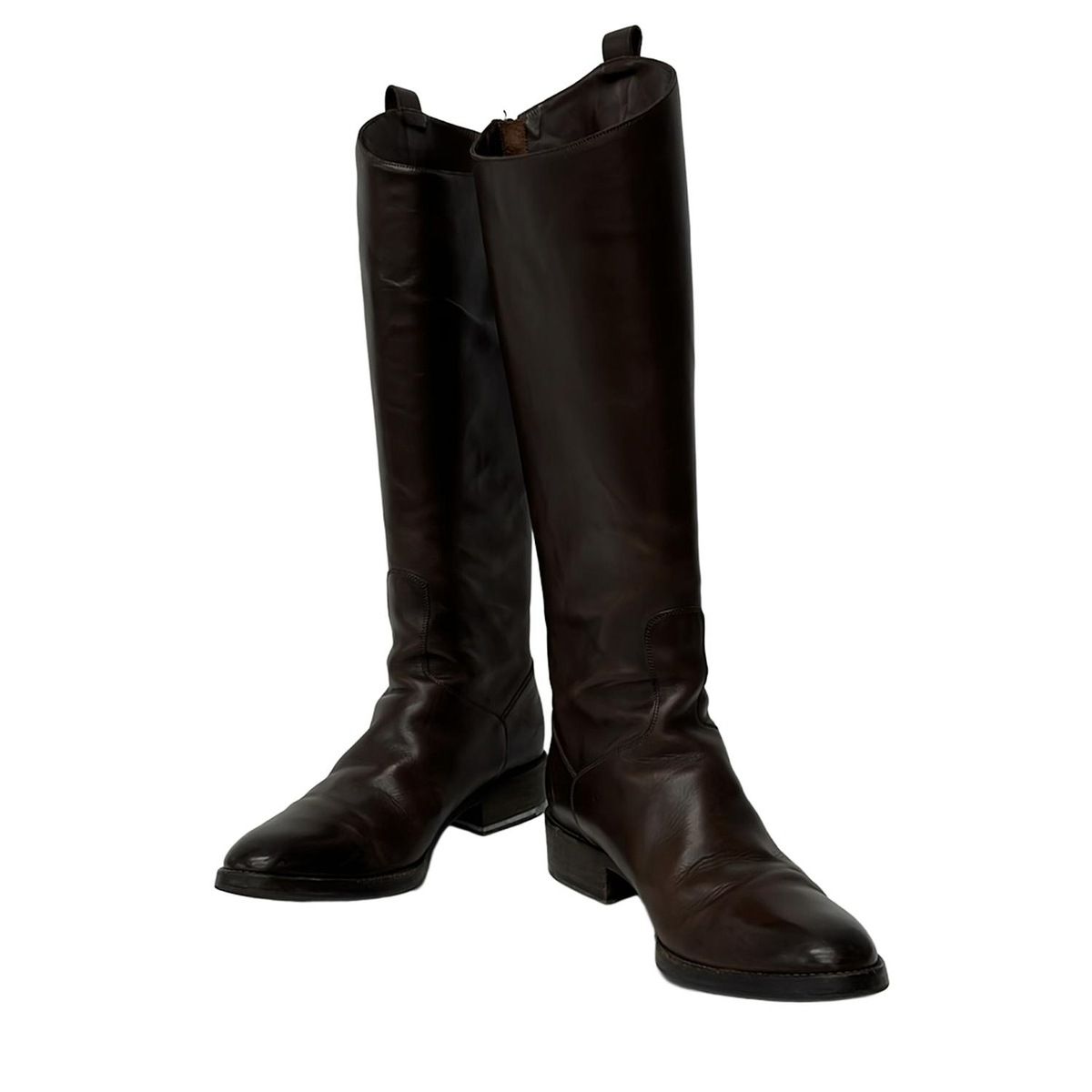 ふ*き様 SARTORE ロングブーツ 38 SARTORE(サルトル) ロングブーツ 38 レディース - ダークブラウン