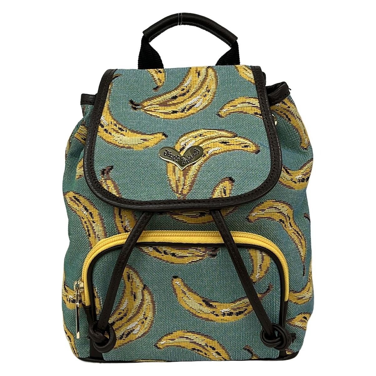 ThinkBee シンクビー リュックサック - ブルーグリーン×イエロー×マルチ バナナ レザー