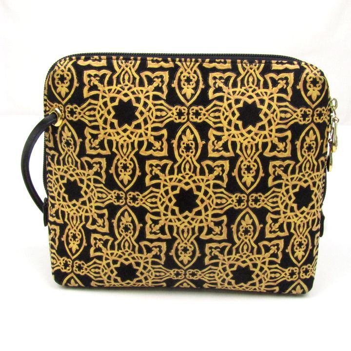 印傳屋 ショルダーバッグ 本革 レザー 鞄 カバン ブランド 黒