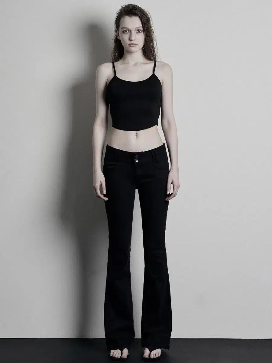 BOHEMSEO ボヘミアンソウル ブラック ダブルボタン ブーツカット S