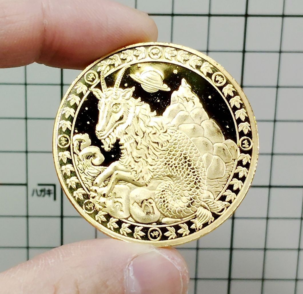 12星座モチーフ銀貨 山羊座 12星座モチーフ銀貨 山羊座 楽天市場】星座