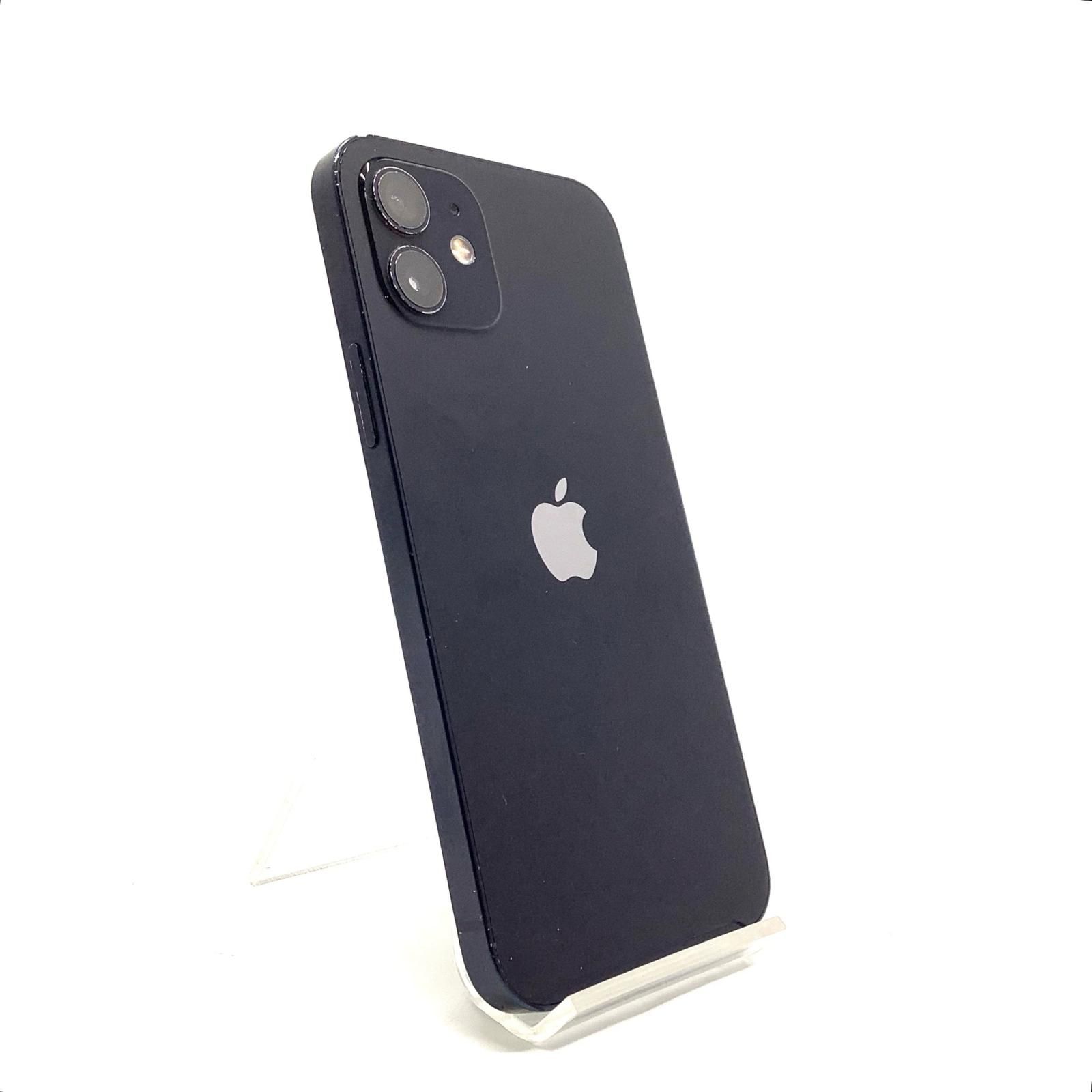 iPhone 12 128 GB ブラック docomo 白ロム 80% 難有