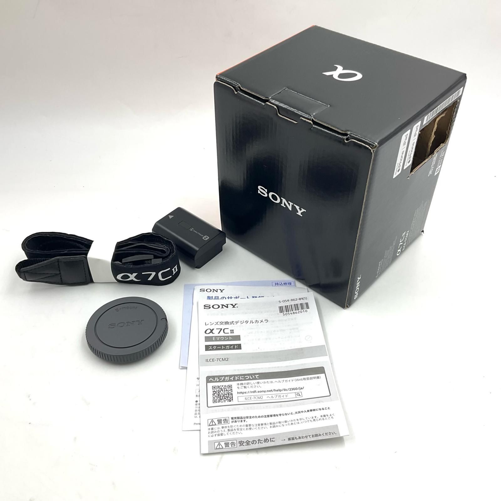  Sony デジタル一眼 α7 C II ILCE-7 CM 2 ボディ ブラック ミラーレス一眼 デジタルカメラ