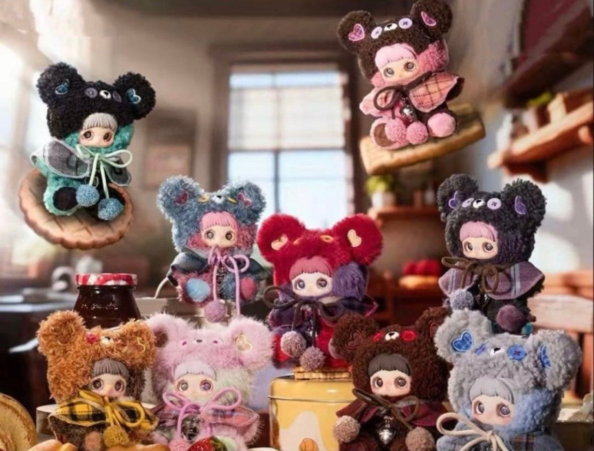 8種セット メイメイ Tiny Bear Cookie アソートボックス 8種類被りなし クッキーベア シリーズ ぬいぐるみ キーホルダー マスコット キーチェーン MayMei