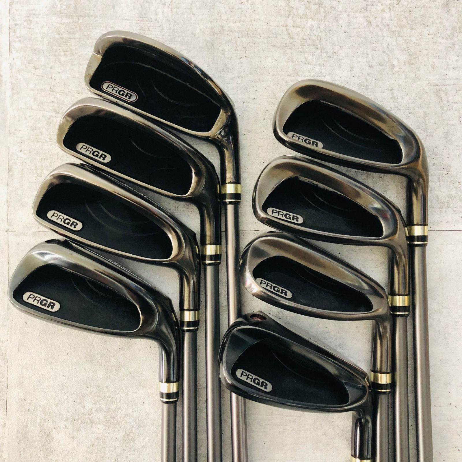 本格派 メンズゴルフクラブ 14本 フルセット PRGR egg Kasco SUPER egg evolution アイアン(5本セット) SUPER egg evolution 高反発