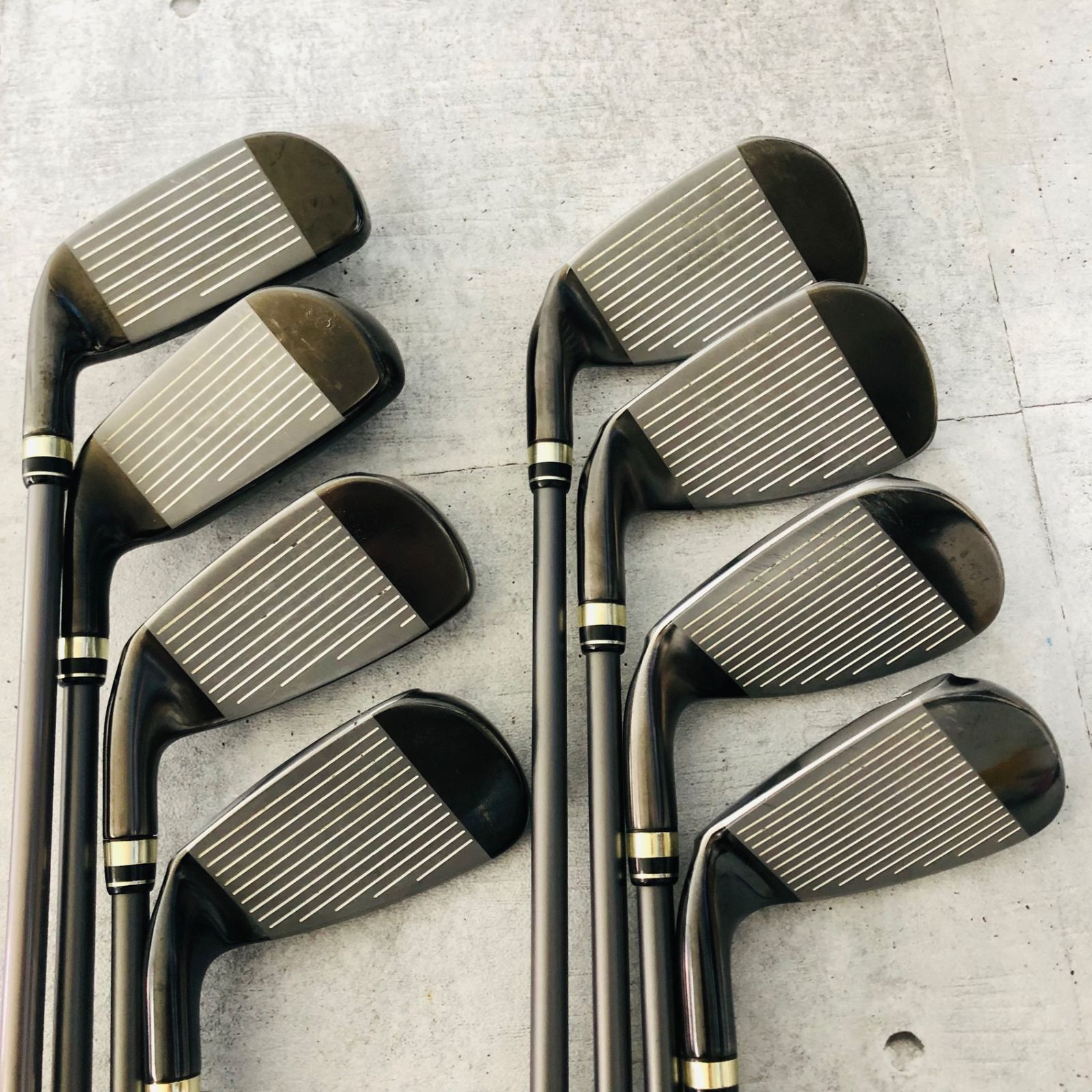 PRGR プロギア egg エッグ PCー01 M-37 8本 メンズ ゴルフ クラブ