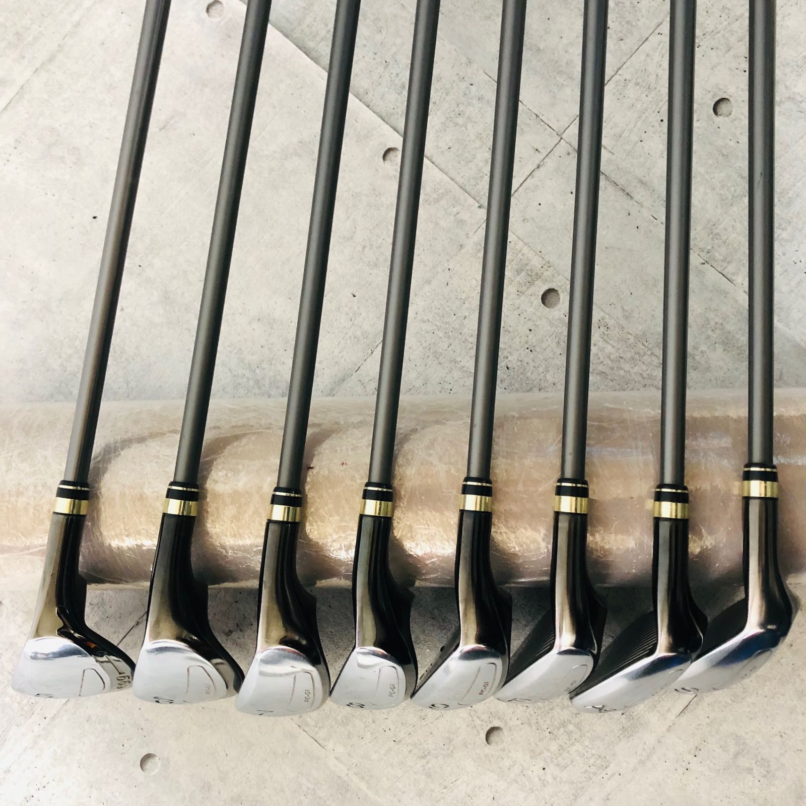 本格派 メンズゴルフクラブ 14本 フルセット PRGR egg Kasco SUPER egg evolution アイアン(5本セット) SUPER egg evolution 高反発