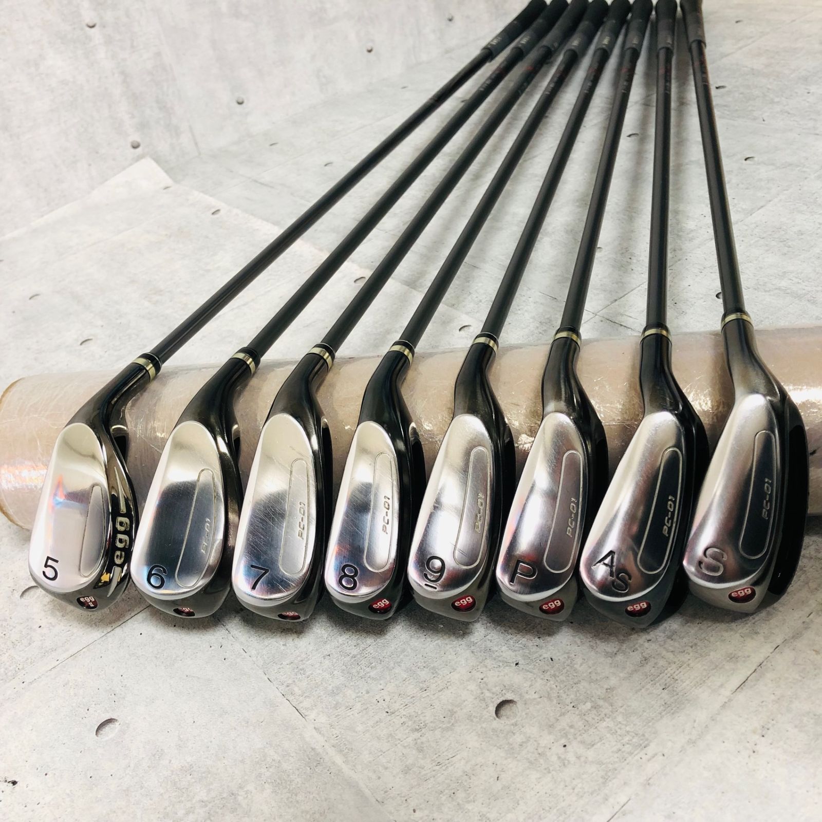PRGR プロギア egg エッグ PCー01 M-37 8本 メンズ ゴルフ クラブ