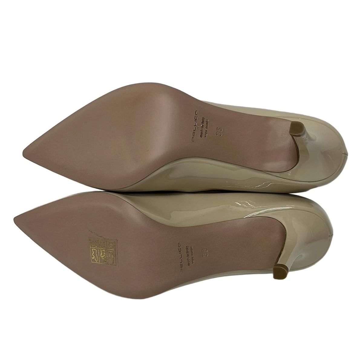 PELLICO(ペリーコ) パンプス 36 レディース - ベージュ レザー - メルカリ