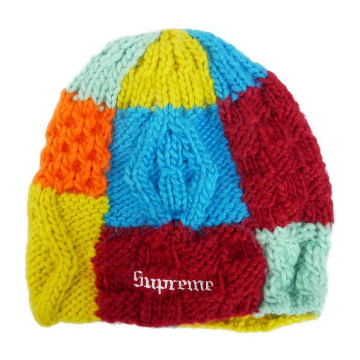 Supreme 正規 25 SS Block Knit Beanie ブロックニットビーニー ニットキャップ Multicolor Multi マルチ Free