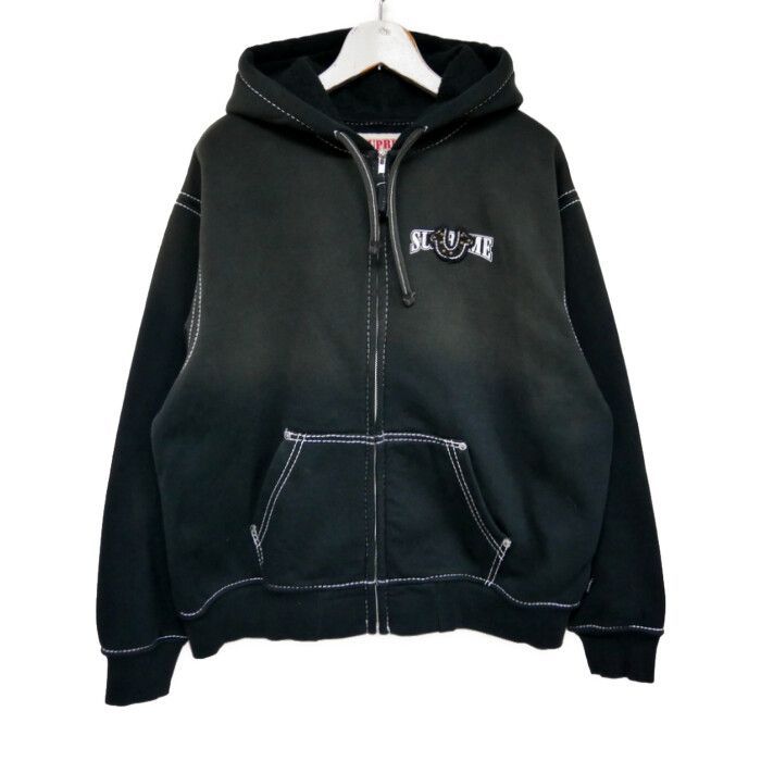 TRUE RELIGION トゥルーレリジョン ジップパーカーブラックs Supreme×TRUE RELIGION トゥルーレリジョン 国内正規 25AW 25FW Zip Up
