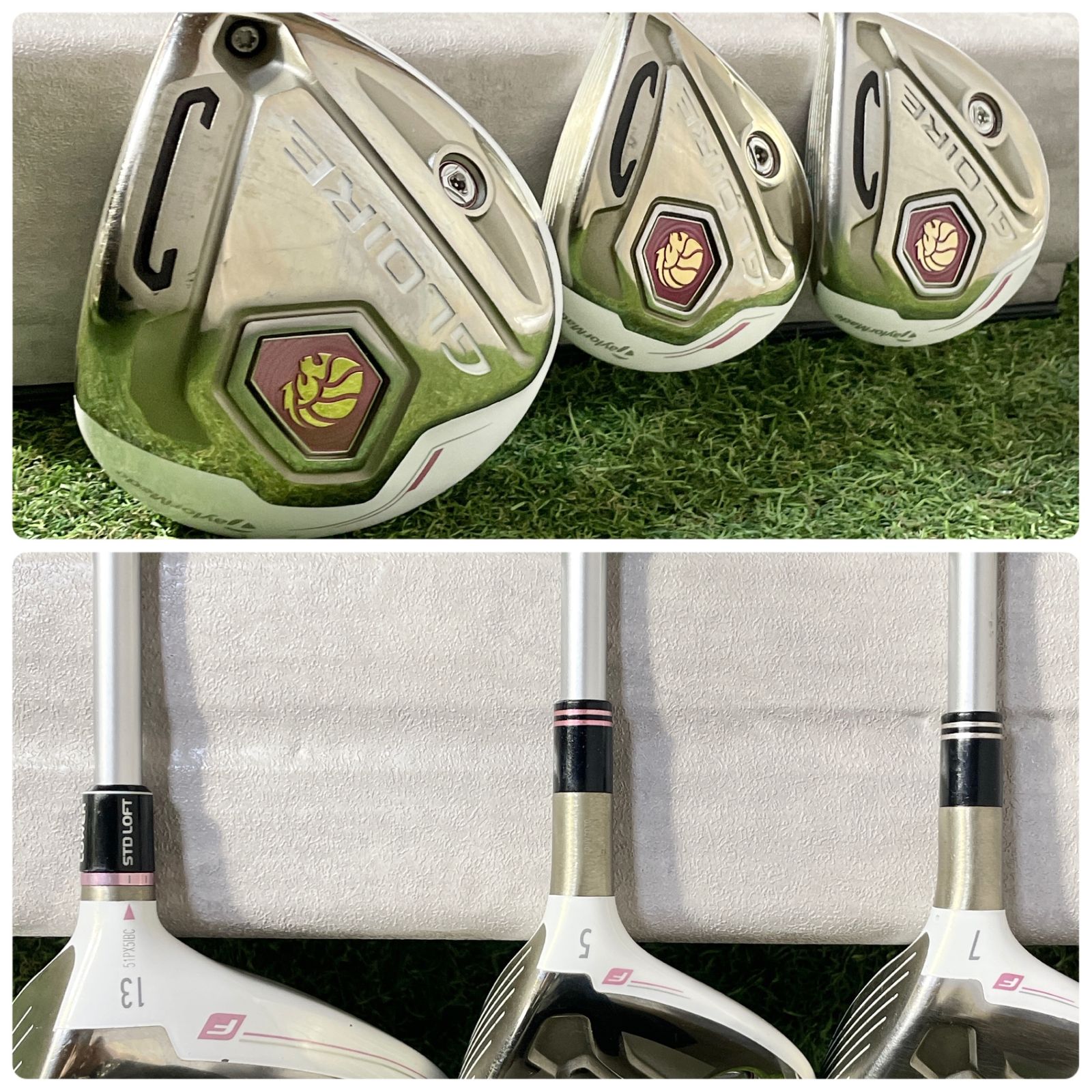 バッグ新品】TaylorMade GLOIRE F r7 CGB MAX レディース L ゴルフ 