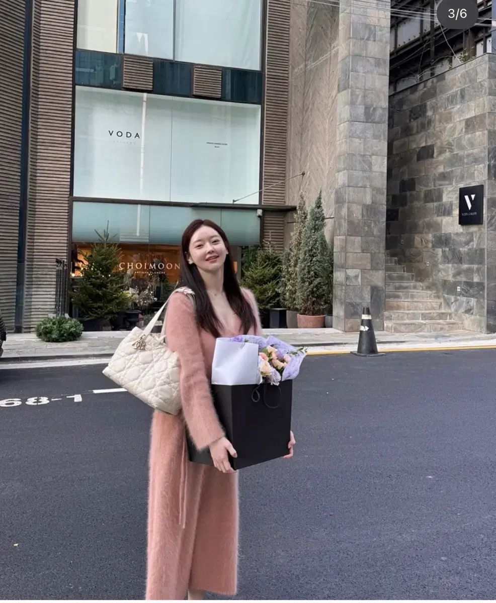  ミンズショップ アンゴラ ローブワンピース ウエスト紐O 長袖 七分袖 その他