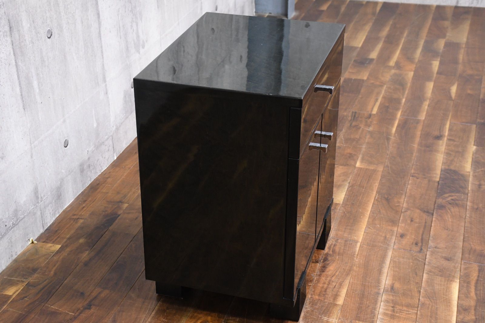 ELC59 IDC大塚家具 スプレンダー キャビネット バーズアイメープル材