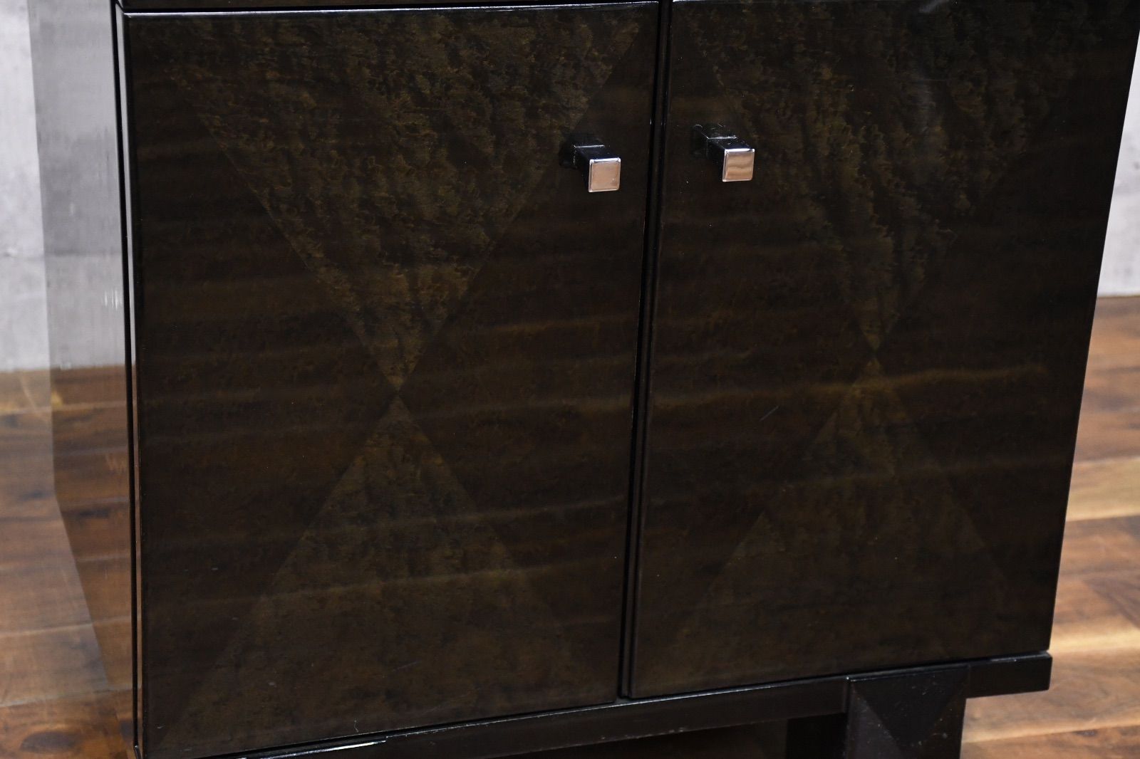 ELC59 IDC大塚家具 スプレンダー キャビネット バーズアイメープル材