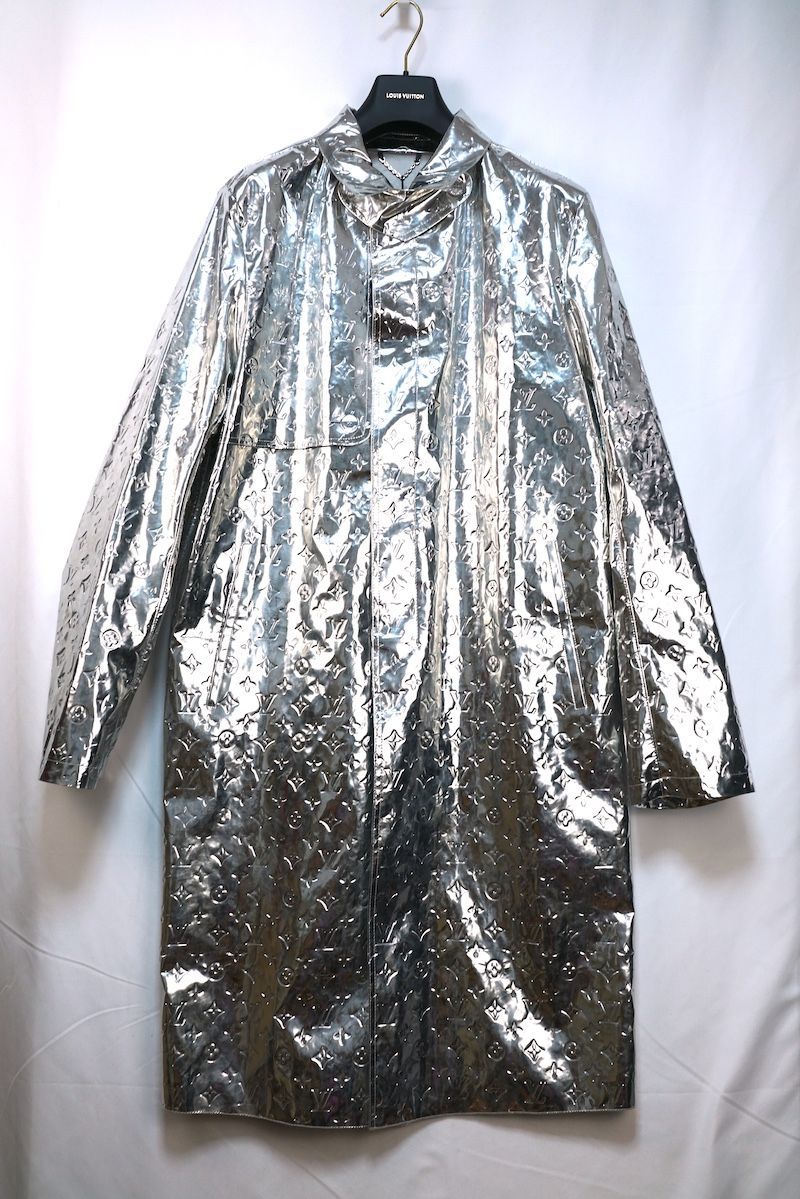 ルイヴィトン MIRROR モノグラム ミラー レインコート シルバー 1 A 98 C RM 212 HF 2 HLC 91 E ♥
