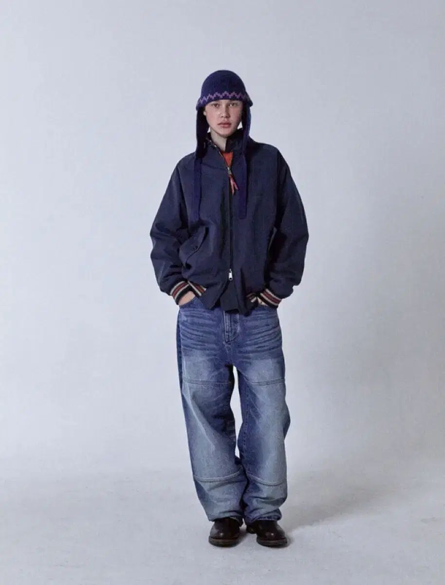 OGARP オーガープ ウォッシュド ワイド デニム パンツ