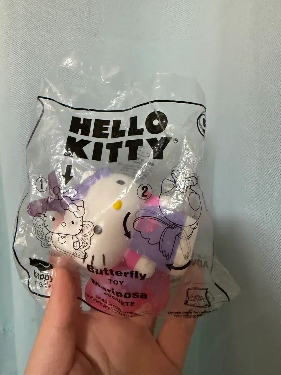 ハローキティ バタフライ アメリカ ハッピーセット (傷なし 良し)