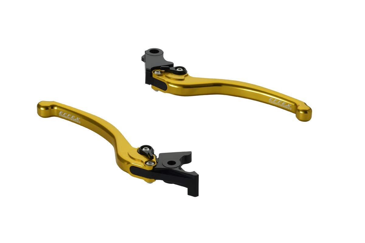 エフェックス EFFEX スムースフィットレバー CB 400 SB SF 750 NC X|S ゴールド 左右セット ブレーキ|クラッチレバーセット EAL 014 G