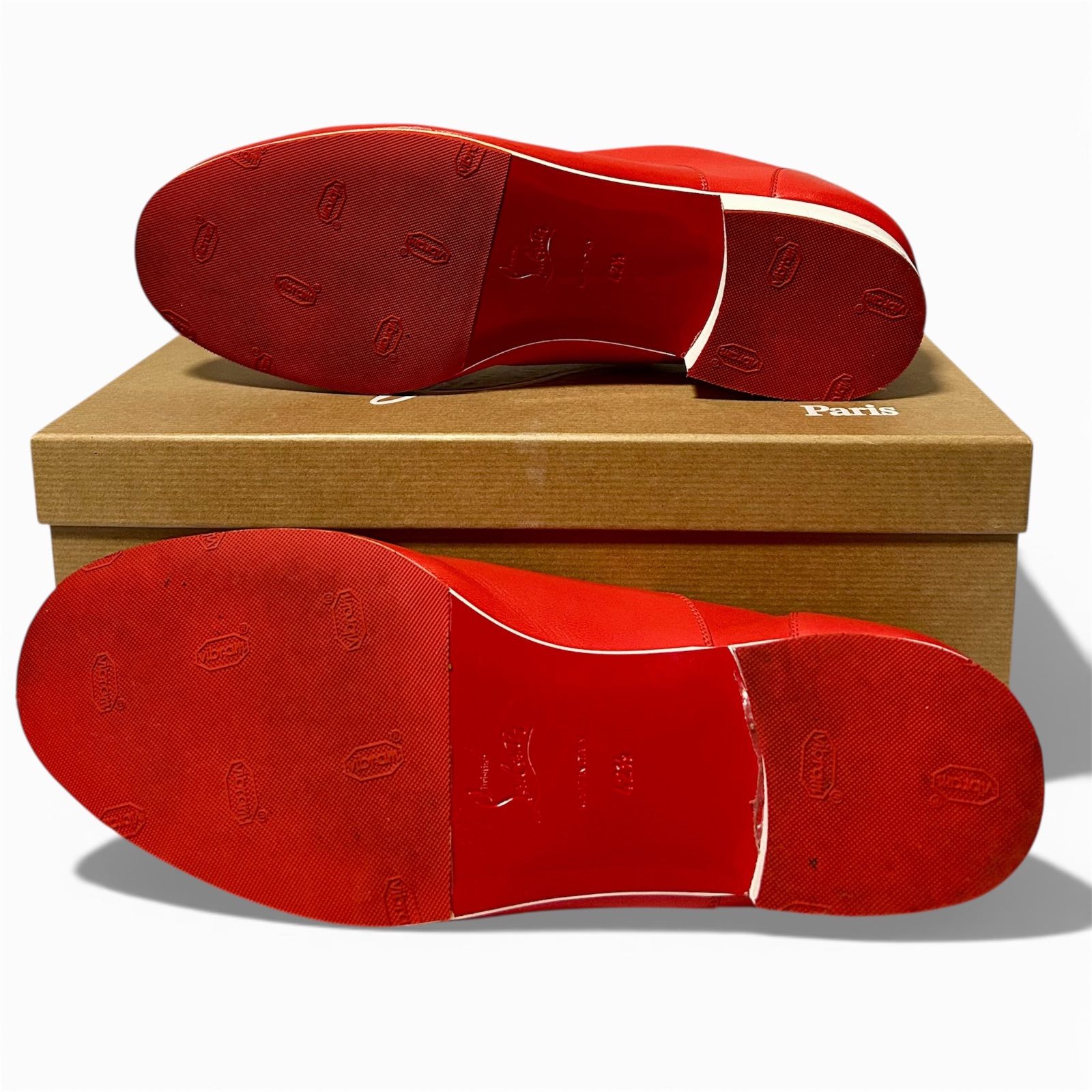 Christian Louboutin クリスチャンルブタン レザー スリッポン 
