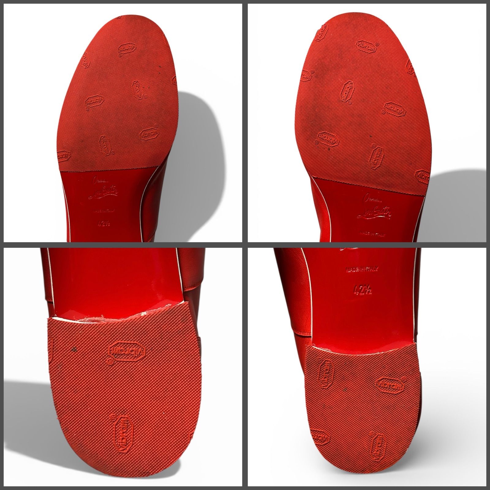 Christian Louboutin クリスチャンルブタン レザー スリッポン