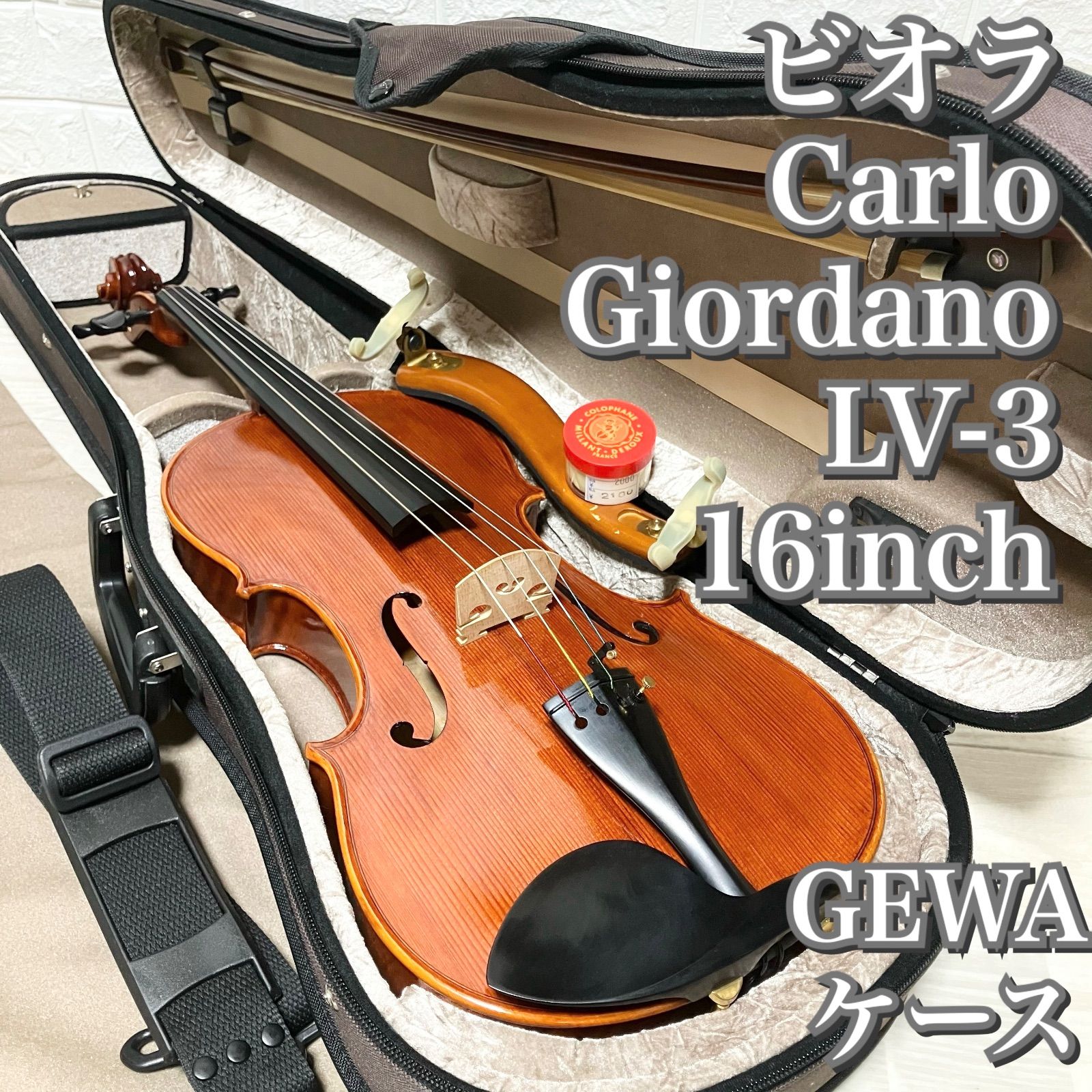 Carlo giordanoヴィオラセット VL-1 15.5 Carlo giordano VL-1 15.5inch ビオラセット 39.5cm カルロ