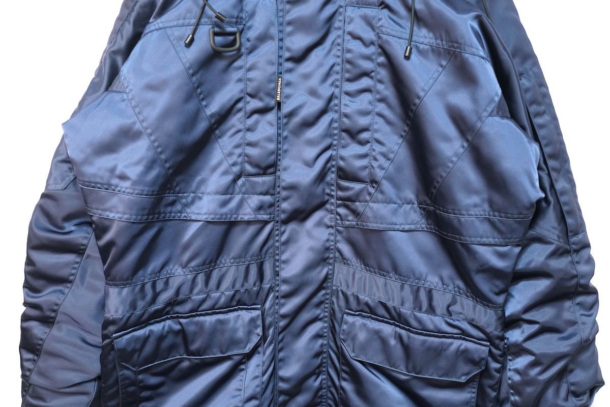 BALENCIAGA バレンシアガ フ－ディ ナイロン コート ジャケット