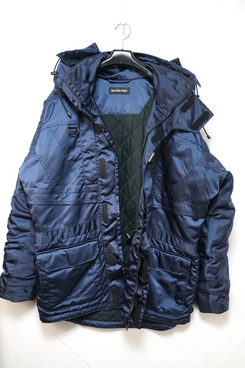 BALENCIAGA バレンシアガ フ－ディ ナイロン コート ジャケット