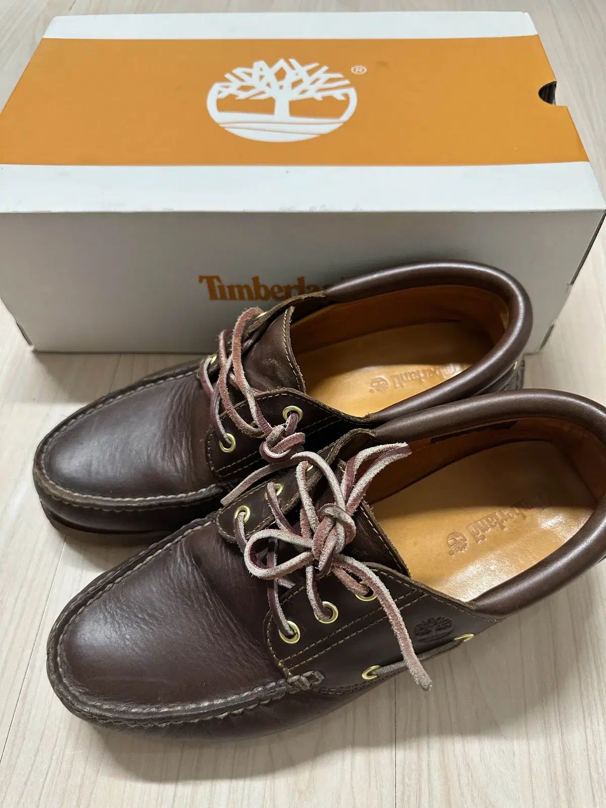 280 ティンバーランド ボートシューズ ブラウン