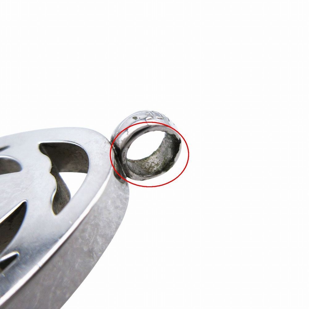 Cartier カルティエ 2C ロゴ ペンダントトップ チャーム シルバー