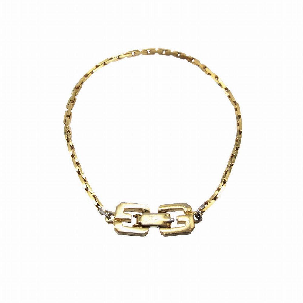 GIVENCHY ジバンシィ ゴールド ブレスレット Gロゴ チェーンブレス 