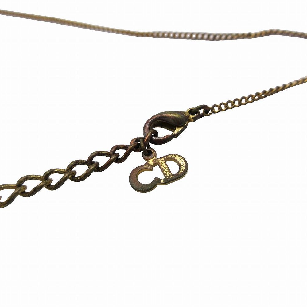 クリスチャンディオール ネックレス ヴィンテージ ハンドバッグモチーフ 中古 Christian Dior クリスチャンディオール ネックレス バッグモチーフ