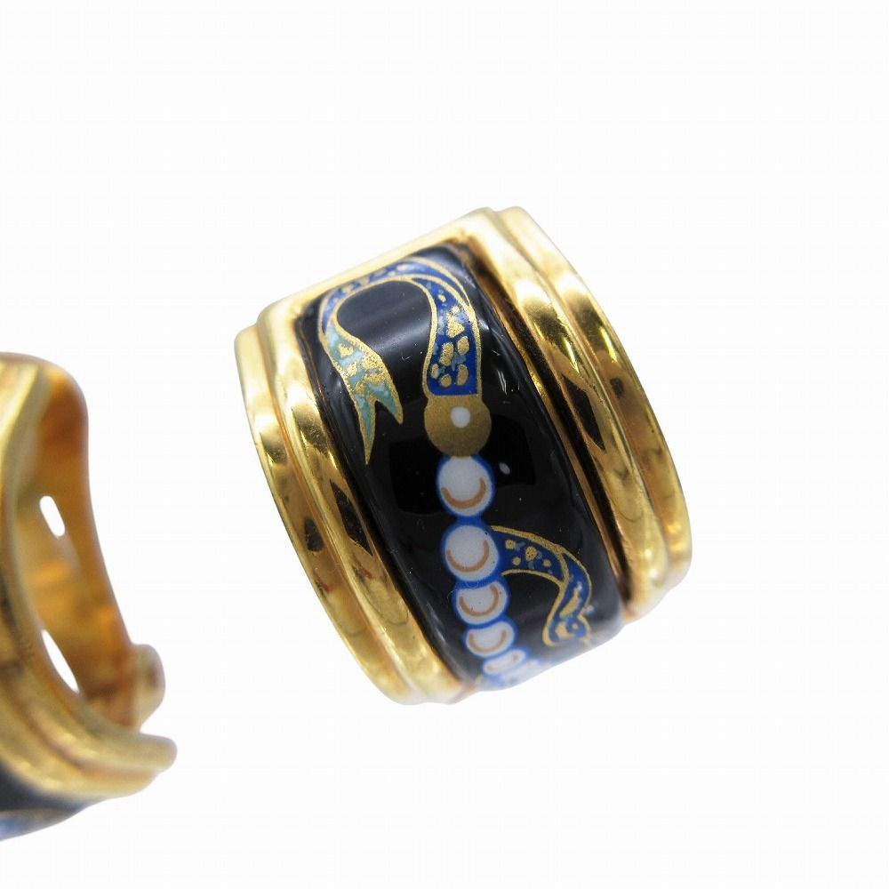 HERMES エルメス エマイユ 七宝焼 イヤリング 両耳 アクセサリー